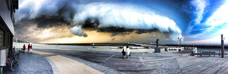 foto rolwolk kust