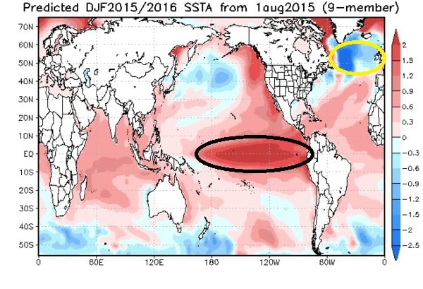 Seizoensverwachting-El Nino