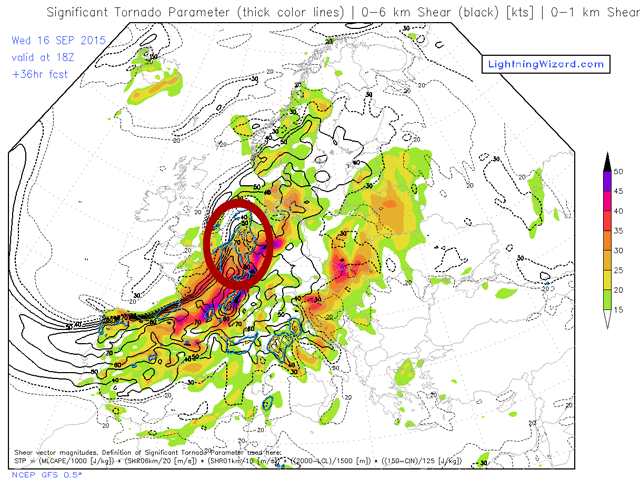 significant tornado parameter henri