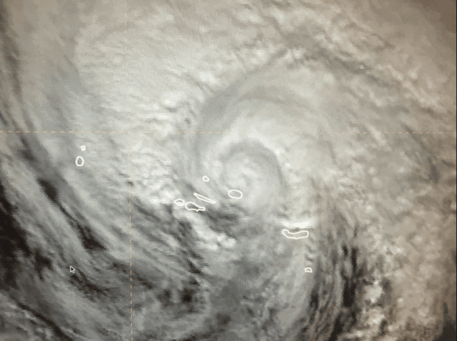 orkaan alex op satellietbeelden