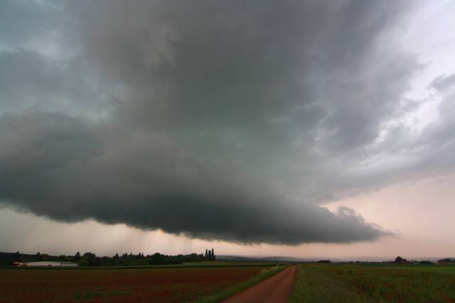 indrukwekkende inflowtail supercell