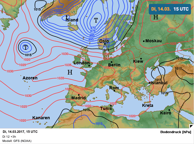 weerbeeld op dinsdag 14 maart 2017