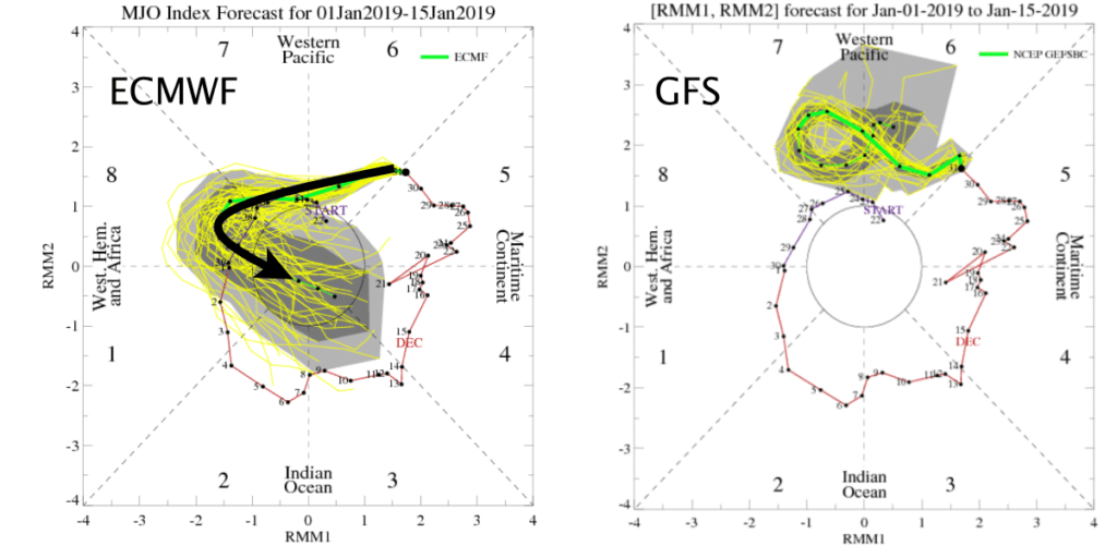 Evolutie van de MJO.