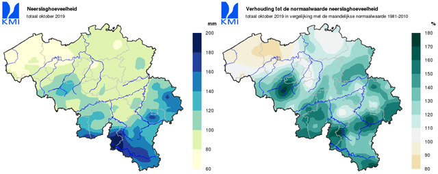 droogte van 2019 belgie oktober