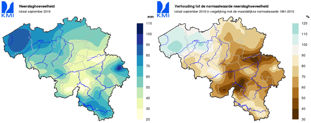 droogte van 2019 belgie september