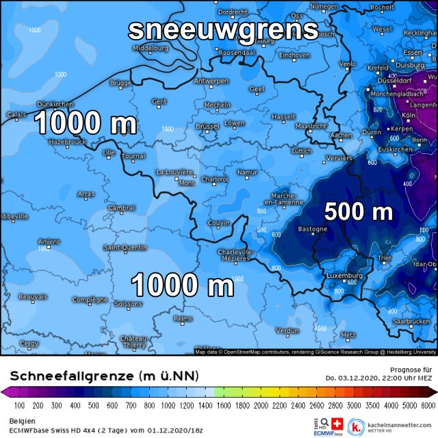 Sneeuwgrens in België