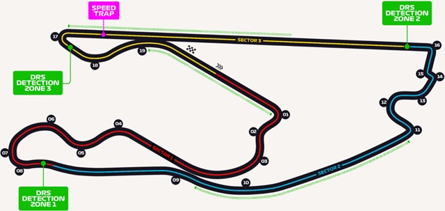 Circuit Formule 1 race van Miami 2024