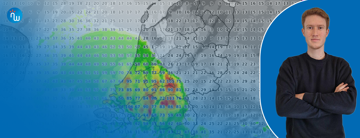 Onweer op 19 juni 2026: windstoten en hagel vormen potentieel gevaar
